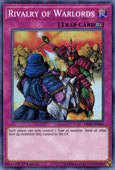 rivalry of warlords ruling